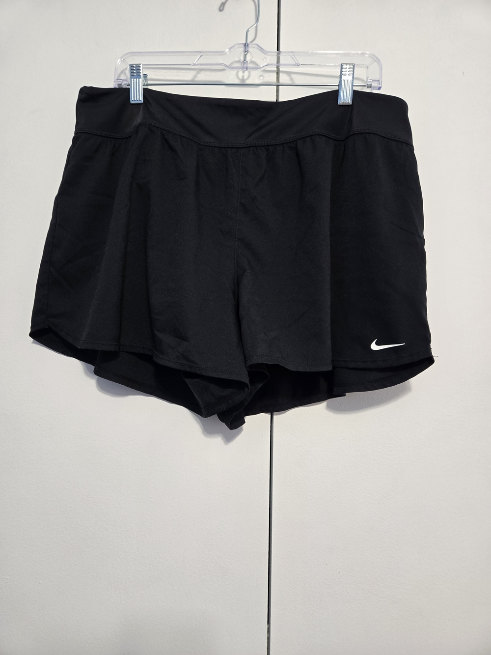 Nike Dri-FIT Black Running Shorts Lined Athletic 1X Plus Size